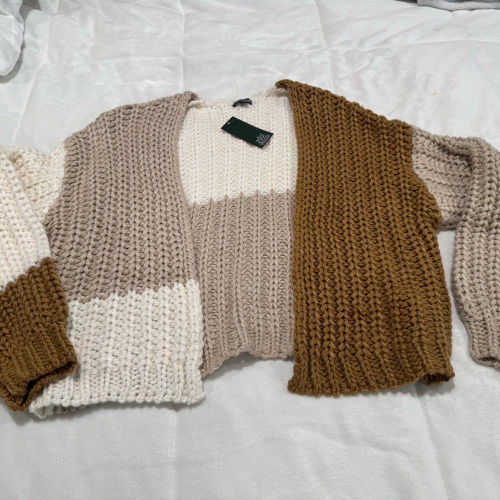 Wild Fable Color block Sweater Cardigan